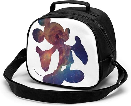 Amazon ミッキーマウスの影の壁紙 ランチバッグ こども 食品収納 お弁当バッグ 保温 保冷 軽量 防水 通学 遠足 おしゃれ 保冷バッグ ランチバッグ ランチ巾着 ランチベルト オンライン通販