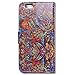 Bcov Case for iPhone 6s Plus/iPhone 6 Plus, Bcov Bright Paisley Pattern Leather Flip Wallet Case Cover with Card Slot Holder Kickstand for iPhone 6 Plus/6S Plus
