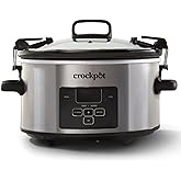 Crock-Pot 4 Quart Travel Proof Cook and Carry Programmable Slow Cooker with Locking Lid, Convenient Handles, and Digital Disp