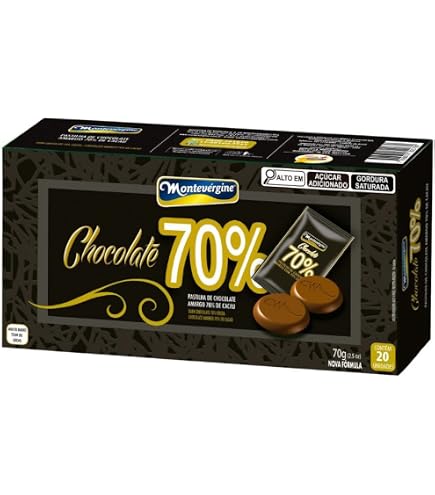 Chocolate Mió 70% Cacau Zero 60g : Amazon.com.br: Alimentos e Bebidas