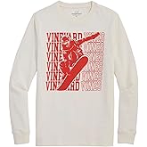Vineyard Vines Boys Stacked Vineyard Vines Snowboarder Long-Sleeve Tee