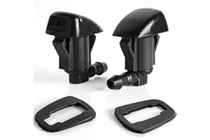 OTUAYAUTO Windshield Washer Nozzles - Replacement for 05-16 Jeep Grand Cherokee, 05-13 Chevy Malibu, 05-10 Pontiac G6, 07-10 Saturn Aura - Replaces OEM#: 55372143AB,55079049AA, Spray Jet Kit