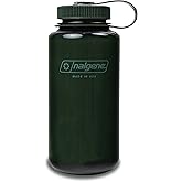 Nalgene Sustain Tritan BPA-Free Water Bottle Made with Material Derived From 50% Plastic Waste (using ISCC certified mass balance), 32 OZ, Wide Mouth