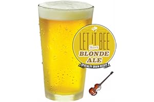 MR. BEER Mr Beer Let It Bee Honey Blonde Ale, Extract Beer Recipe Kit, Makes 5 Gallons, Home Brew Beer Making Ingredients, Honey Blonde Ale