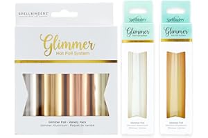 GRRL FRIDAY Glimmer Foil Favorites - Satin Metallics, Opal & Aura - 6 Rolls of hot foil