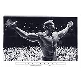 BUY ART FOR LESS Officially Licensed Enjoyment - Arnold Schwarzenegger Art Poster - 36 x 24 Inch - Decorative Print - Poster Paper - Ready to Frame