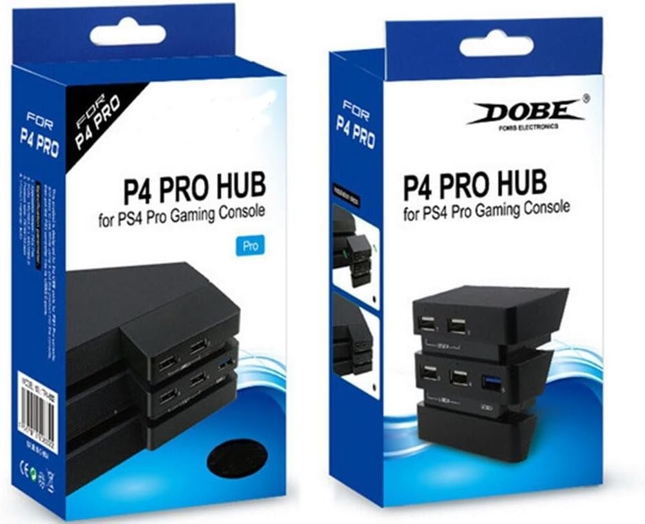 PS4 Pro USB Hub,Anrain USB Hub 3.0 & 2.0 USB Port Game Console Extend USB Adapter for PS4 Pro