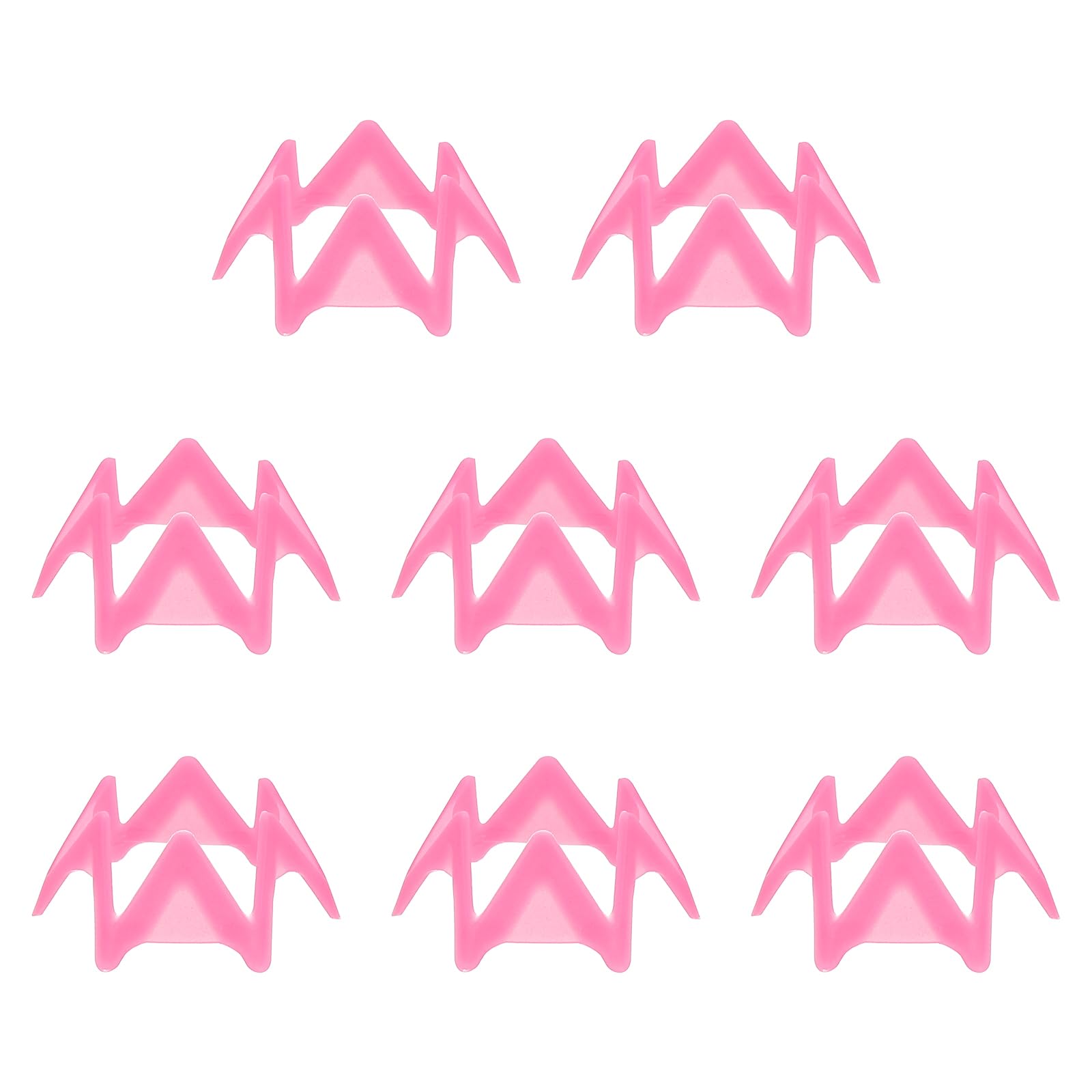 PATIKIL Plastic Golf Tees, 8 Pack 0.8 Inch Golf Simulator Tee Golf Mat Tee Practice Training for Winter Turf Outdoor Indoor Driving Range Hitting Mat, Pink