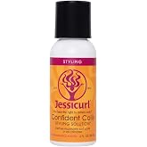 Jessicurl, Confident Coils Styling Solution, No Fragrance Added, 2 Fl oz. Curl Cream for Humidity Control and Frizz Control, Curly Hair Products, Styling Cream