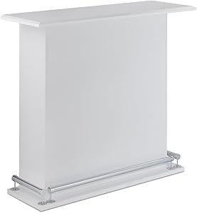 ACME Furniture Acme 72580 Kite bar Table, White, One Size
