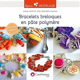 Bracelets breloques en pâte polymère