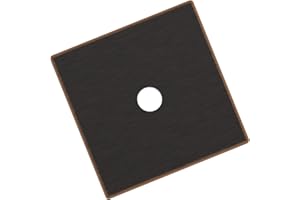 Amerock Ladera 1-3/16 inch (30mm) Length Square Oil-Rubbed Bronze Cabinet Knob Backplate, BP37760ORB