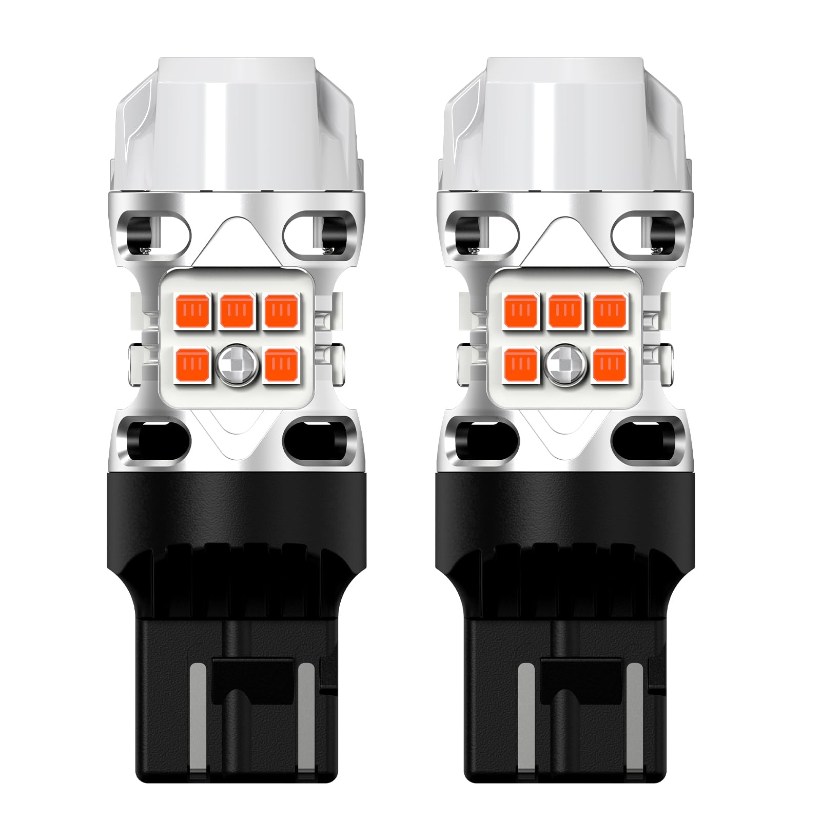 LASFIT T3 7443 7440 LED Bulb Amber for Toyota Camry