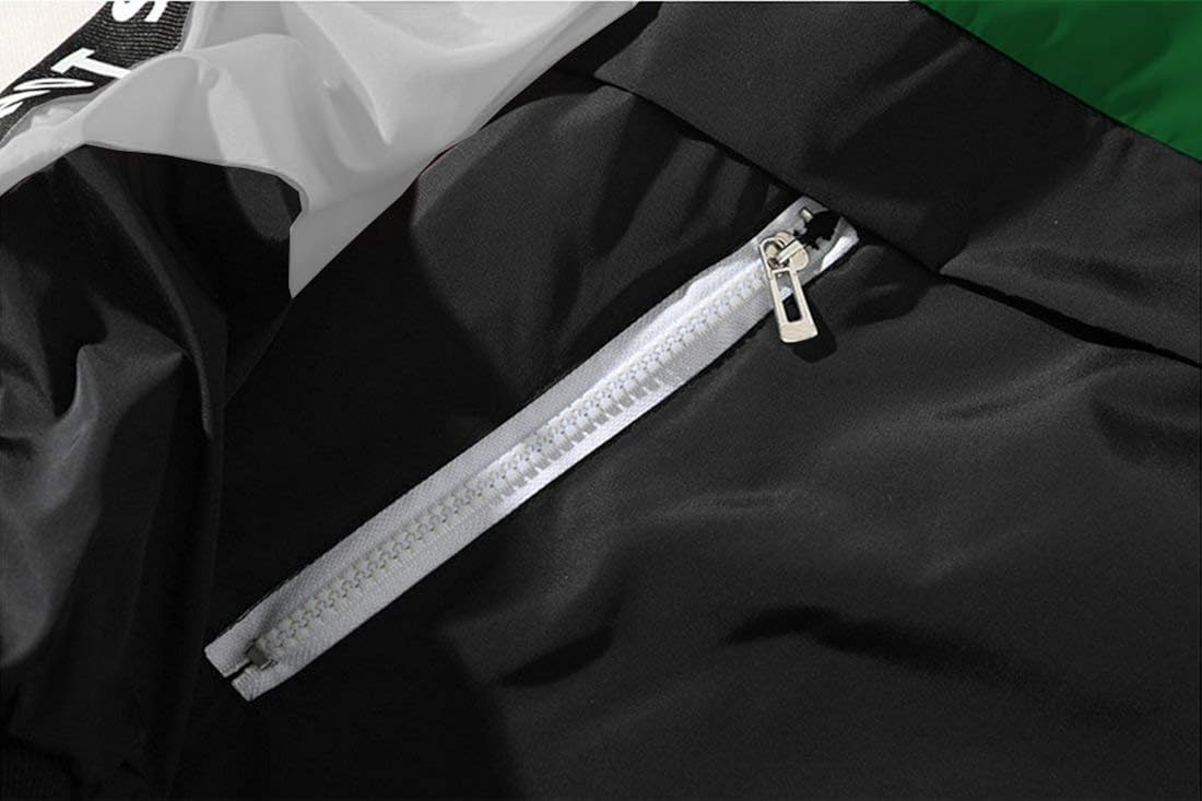 ONTTNO Mens Pullover Hooded Waterproof Lightweight Windbreaker Jackets: Clothing