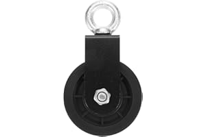 PATIKIL Cable Pulley Rotation Traction Wheel 3.54 in/90mm Silence Detachable Cable Pulley 360 Rotation for Pulley System Gym 