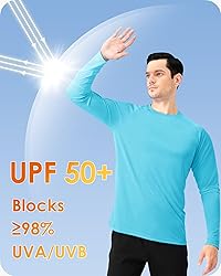 Boladeci Hiking Shirt Men UPF 50+ UV Protection Sun