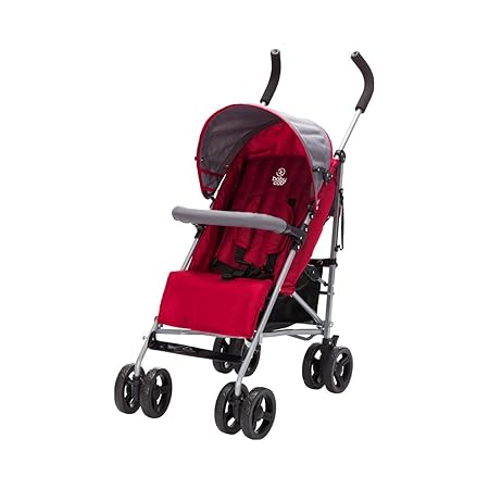 babycab Buggy Tom mit Liegefunktion - Kinderwagen mit 5-fach verstellbarer Rückenlehne, Einkaufskorb & Sicherheitsbügel - gel