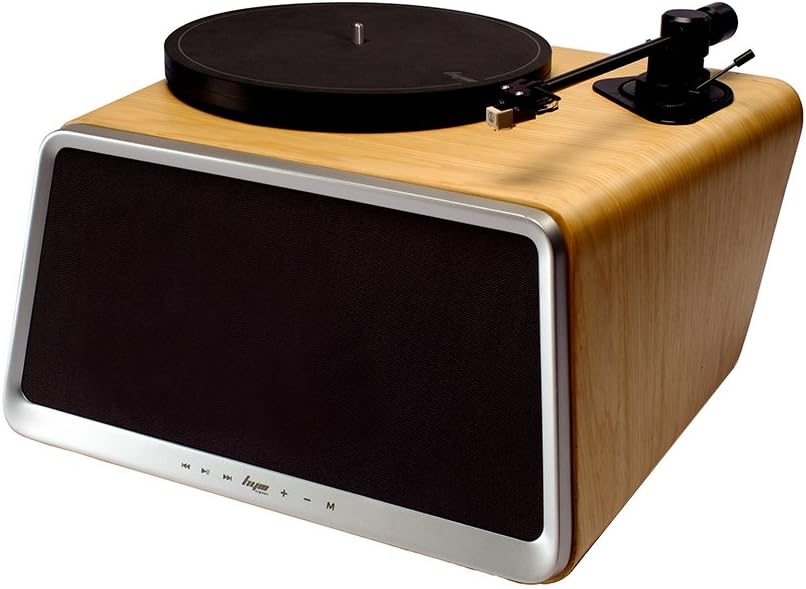 HYM Seed Professional Turntable Stereo System,Smart Vinyl Records Turntable Built in 80Watt HiFi Speakers Bluetooth WiFi AUX-in USB w/Remote Controller for Vinyl Records Player