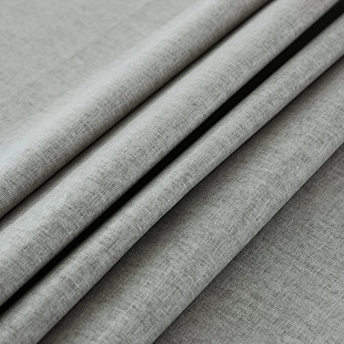 Nibesser Rectangle Cotton Linen Solid Tablecloth Table Cover Oil-proof/Waterproof Stain-resistant/Mildew-proof- Wedding Restaurant Party Banquet Decoration 51.2 x 86.7-inch