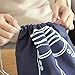 YAMIU 10 Pcs Shoe Bags Dust-proof Drawstring with Window Travel Shoe Storage Bags