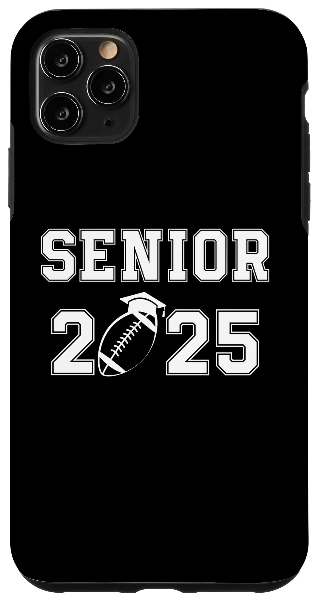 iPhone 11 Pro Max Class of 2025 Senior Football Player High School Senior Grad Case