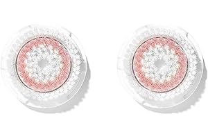 Clarisonic Radiance Facial Cleansing Brush Head Replacement Compatible with Mia 1, Mia 2, Mia Fit, Alpha Fit, Smart Profile Uplift, 2 Pack(Radiance)
