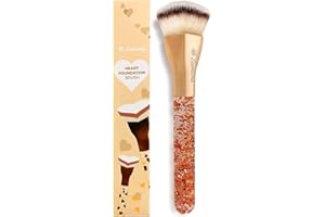 LAMORA Blending Liquid Makeup Foundation Brush - Kabuki Contour Brush, Face Stippling Brush With Pro Quality Synthetic Dense Bristles For Buffing Mineral Cream, Powder, Blush