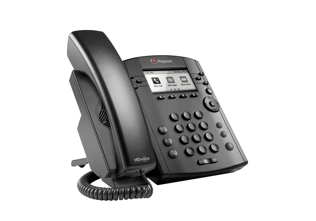 Polycom VVX 311 HD Business Media IP Desk Phone optimised for SFB (No PSU)