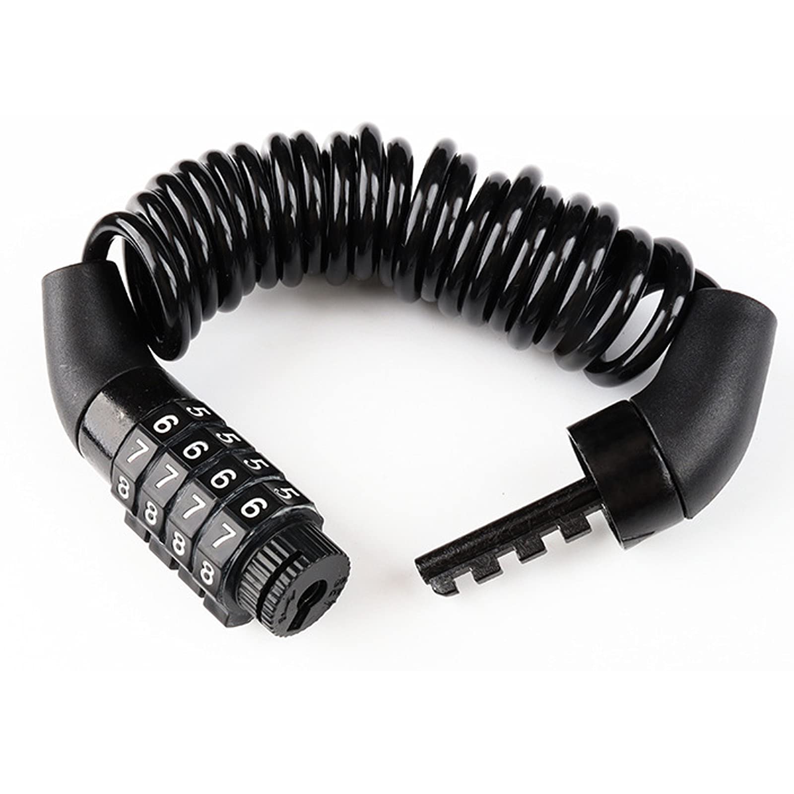 Bike Lock Bicycle Lock YUTOU 150 cm Heavy Duty Bike Locks High Security Bike Chain Lock Cycling Cable Locks with 4-Digits Codes Combination Cable Lock for Bike Moto Helmet Door Gate Fence