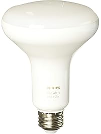Philips Hue White and Color Ambiance BR30 60W Equivalent Dimmable LED Smart Flood Light (Newest Model Compatible with Amazon Alexa Apple HomeKit and Google Assistant)