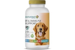 1-TDC WorksSoWell IP-6 Immune Support for Dogs – 240 V-Caps – Helps Promote Healthy Bones, Teeth, Kidney, Liver Functions and Cardiovascular Health – Total Body Health and Immunity