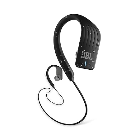 JBL Endurance Sprint in Schwarz – Wasserdichter, kabelloser In-Ear Sport Kopfhörer – 8 Stunden Musikwiedergabe mit Speed-Char