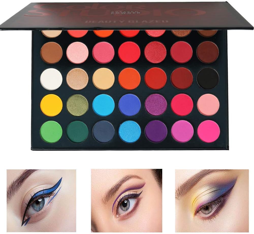 Aarton Eyeshadow Palette Creme Long Last Eyeshadow Smoky Earth Easy to Wear Shimmer Eyeshadow Matt Cosmetic Great gift