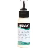 Deco Art Media Liquid Glass, 2-Ounce, Clear