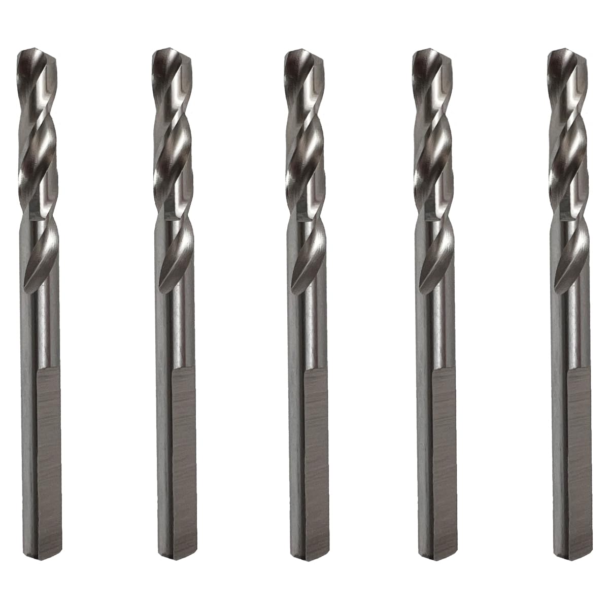Saxton HSS Hole Saw Cutter Arbor Pilot Drill Bits 6.35mm x 80mm (5)