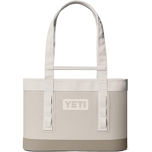 YETI Camino 18L Zip Carryall Tote Bag, Cape Taupe | Waterproof, Ultra-Durable, Easy-to-Clean Everyday Tote, Small Tablet Slee