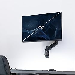 VIVO Single Monitor Counterbalance Wall Mount for