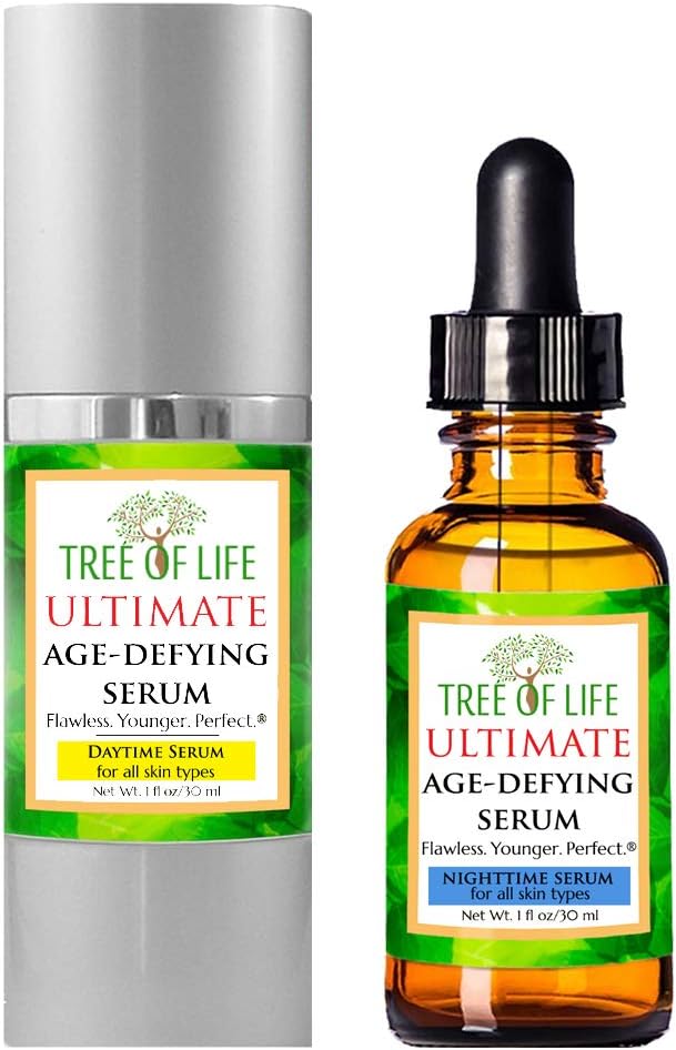 Anti Aging Serum 2-Pack Daytime, Nighttime Serums