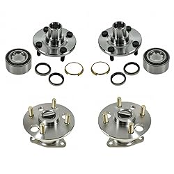 TRQ 2 Piece Wheel Bearing & Hub Assembly Set