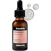 Brandefy No Needles - Niacinamide Serum, Peptides and Hyaluronic Acid. Hydrating & Plumping Serum for Bright, Smooth, Firm & Dewy Skin, 1oz, Made In The US