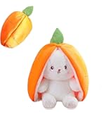 Amazon.com: MIAODAM Reversible Carrot Bunny Stuffed Animal, Carrot