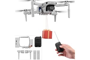 iEago RC Mini 2 Airdrop System for DJI Mini 4K / Min 2 SE/Min 2 / Mavic Mni Payload Drop Device Drone Fishing Bait Release Wedding Ring Search Tools Dropper System with Landing Gear Accessories