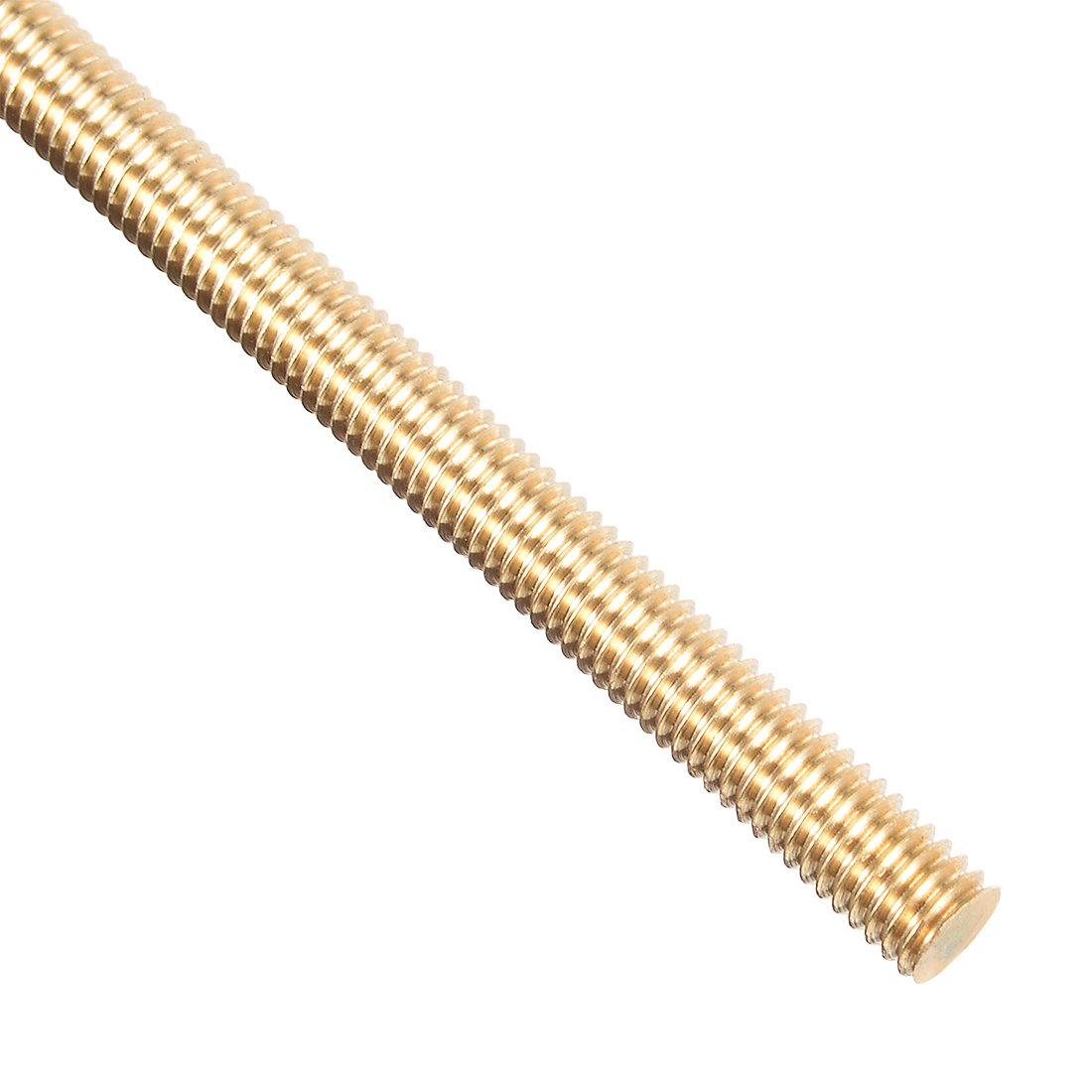Sourcingmap M6 x 250mm Brass Fully Threaded Rod, Right Hand Threads
