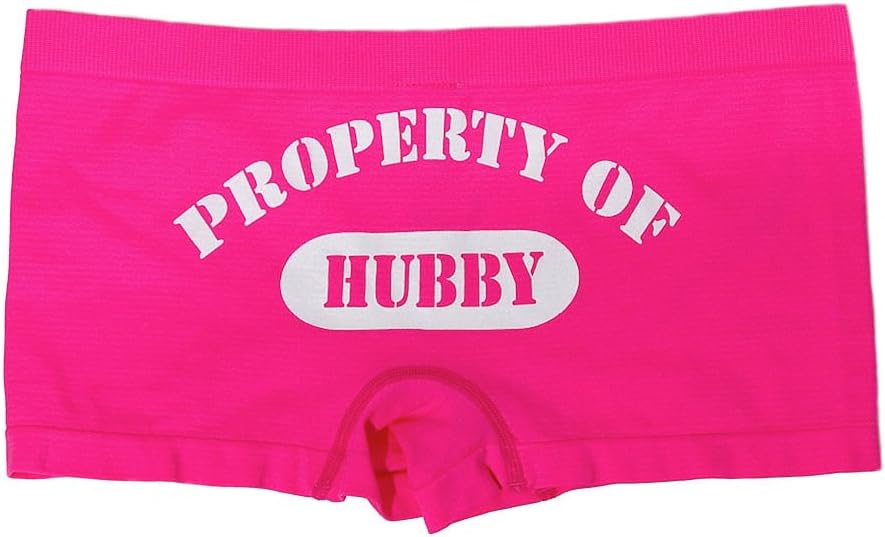 Make Me Laugh Women's Property of Hubby Boy Shorts (One Size Fits All)