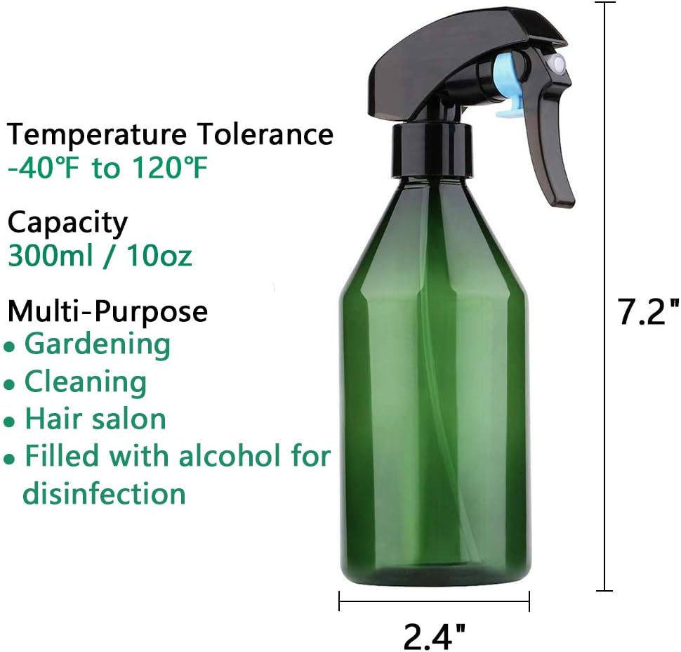 Long Spout Watering Can Indoor, Small Watering Cans for House Plants, Flowers, Succulents 40oz, with Plant Mister Spray Bottle 10oz(Green) : Garden & Outdoor