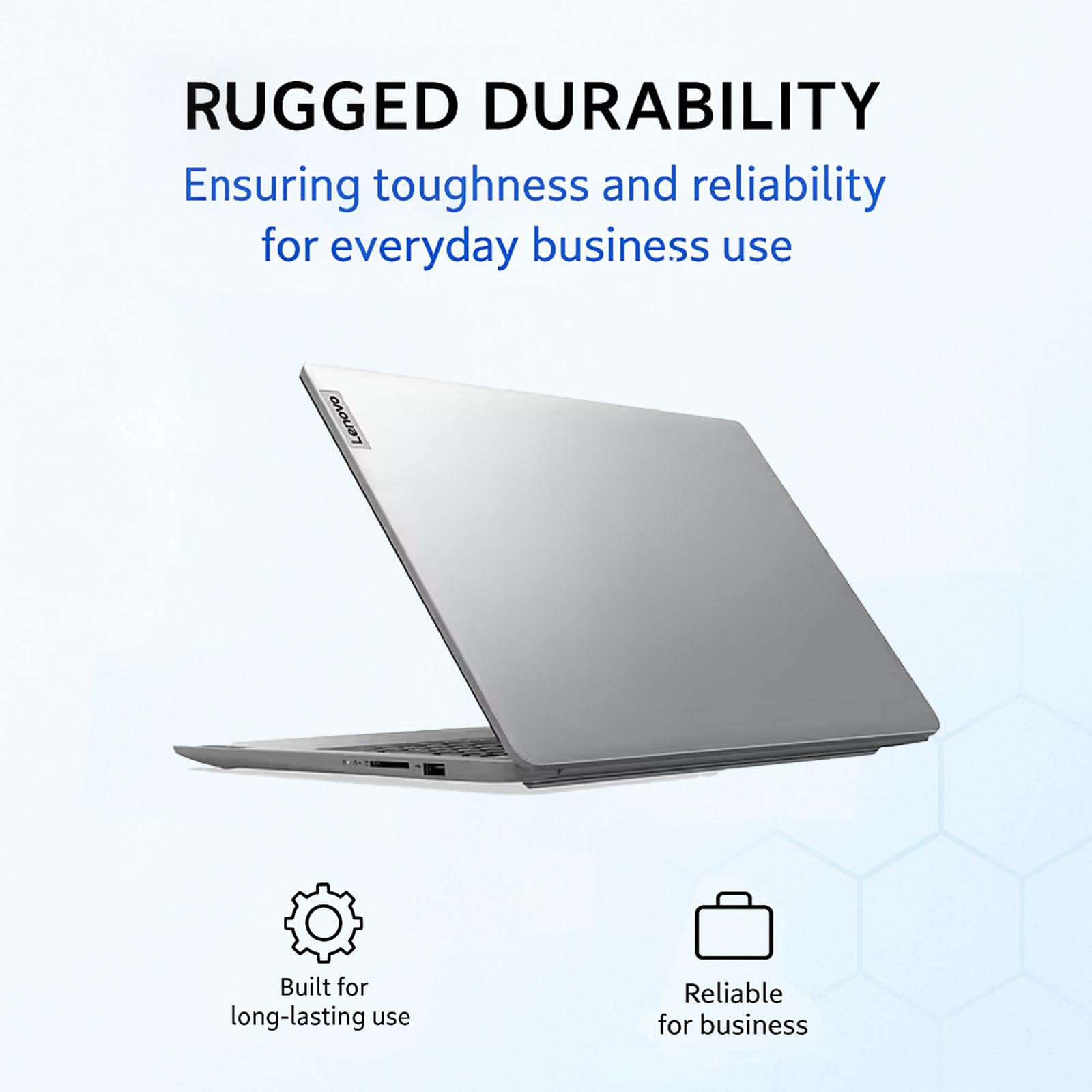 Portátil Lenovo | Núcleo Intel| 15.6 Pantalla antirreflejo | 1 año de Office 365 | 8 GB de RAM | SSD de 128 GB + eMMC de 128 GB | Almacenamiento en la nube de 1 TB | Batería de 11 horas | Windows11 | Wifi 6| USB de recuperación WOWPC