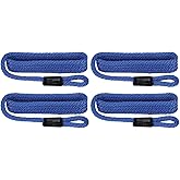 Extreme Max 3006.3369 BoatTector Solid Braid MFP Fender Line Value 4-Pack - 3/8" x 5', Royal Blue