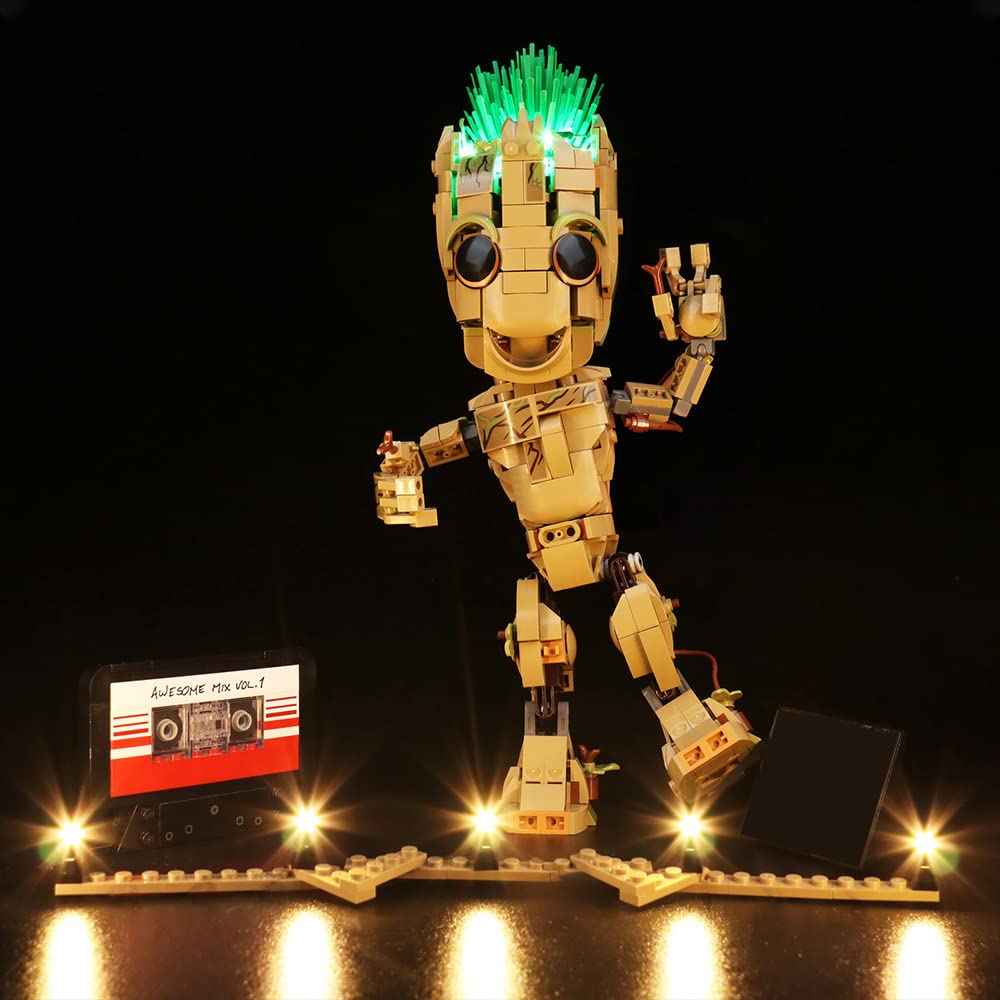 Led Light Set for Lego Groot, Led Lighting Kit for Lego 76217 Marvel I am Groot - Just Light Set, Not Include Models (Standard-Version) — image 1