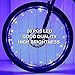 DAWAY Led Bike Tire Lights - A01 Fun Bicycle Spoke & Frame Safety String Lights (1 Tire, Blue), Light Up Wheel for Teen, Children, Dad, Brother, Uncle, Best Wheelchair Accessory, 1 Year Warranty