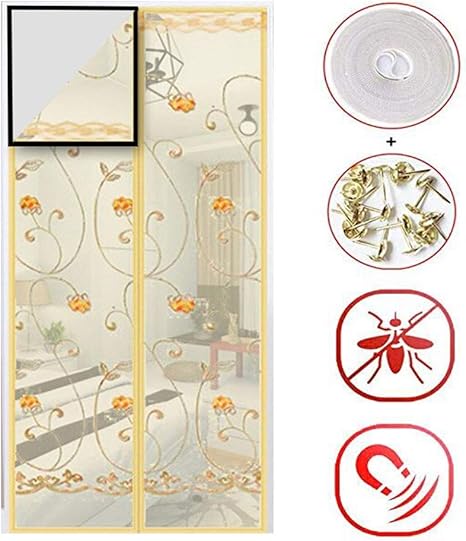 Puerta De Pantalla Magnética,Fácil Instalación Para Todo Puertas Patios